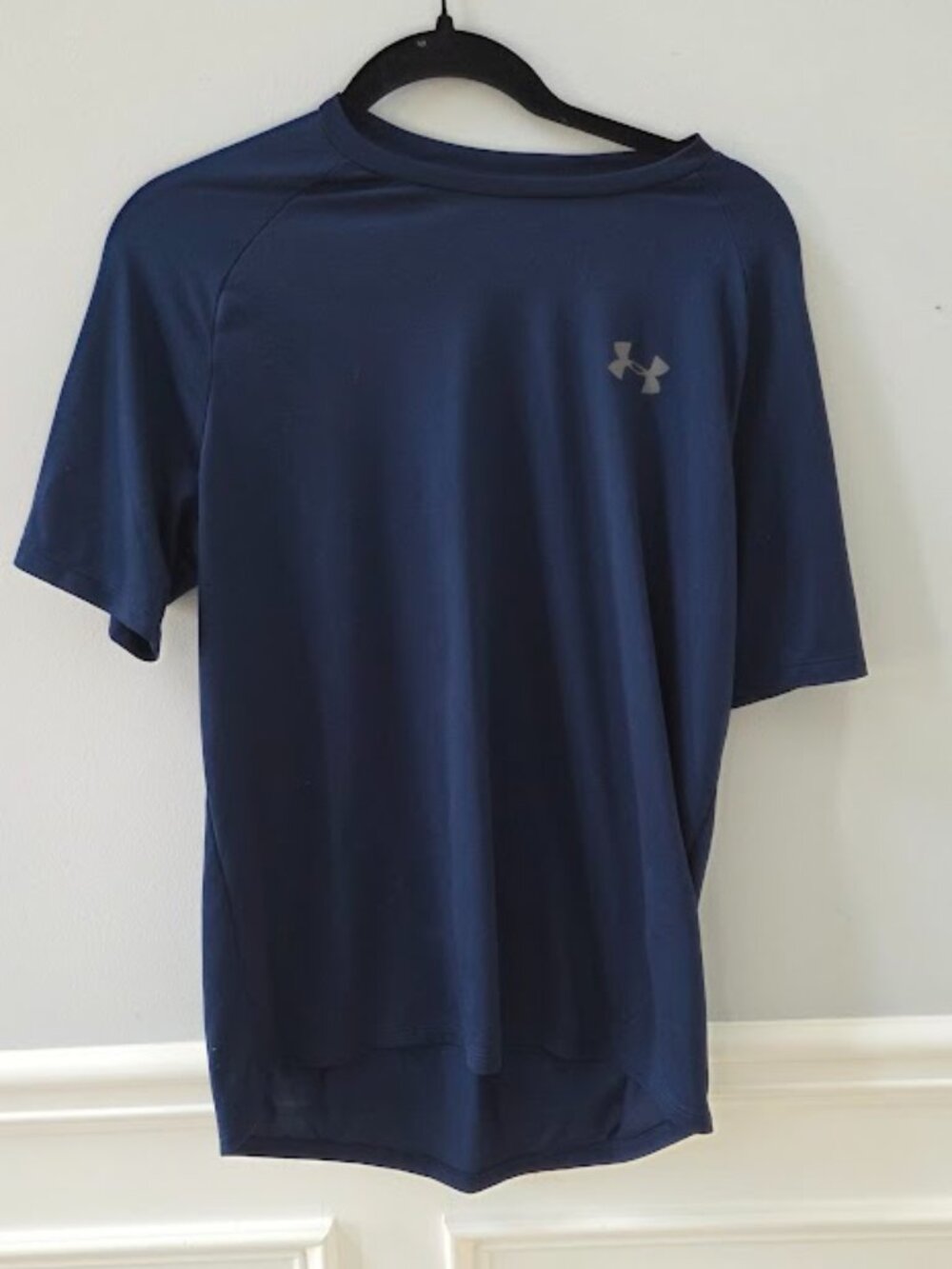 UnderArmor Dri Fit Mens Blue Workout Shirt